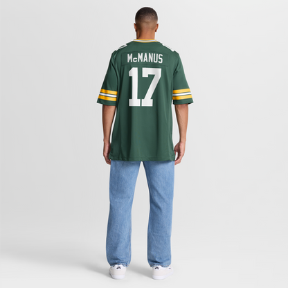 Men's Green Bay Packers Brandon McManus Nike Green Team Game Jersey