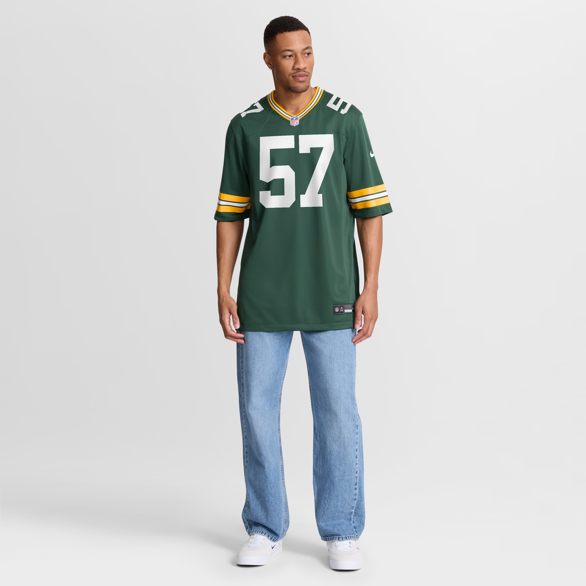 Men's Green Bay Packers Brenton Cox Jr. Nike Green Game Jersey