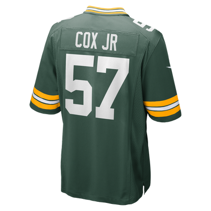 Men's Green Bay Packers Brenton Cox Jr. Nike Green Game Jersey