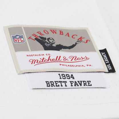 Men's Green Bay Packers Brett Favre Mitchell & Ness White 1994 Legacy Replica Jersey
