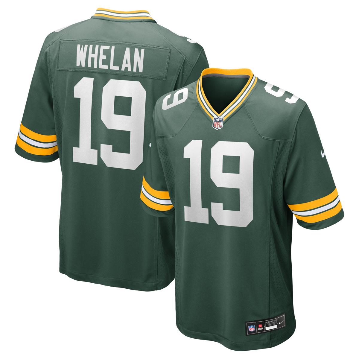 Men's Green Bay Packers Daniel Whelan Nike Green Game Jersey
