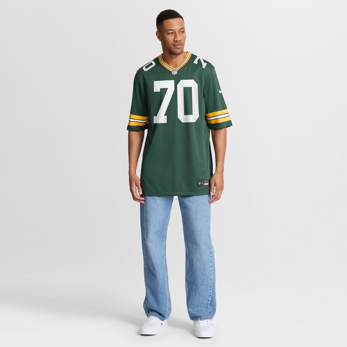 Men's Green Bay Packers Darian Kinnard Nike Green Team Game Jersey