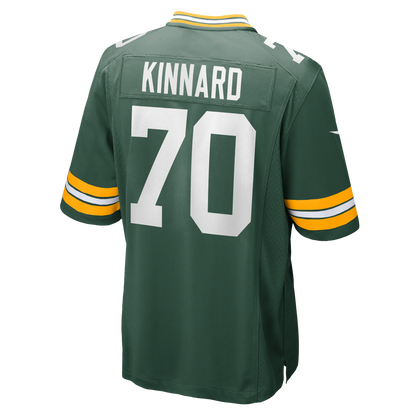 Men's Green Bay Packers Darian Kinnard Nike Green Team Game Jersey