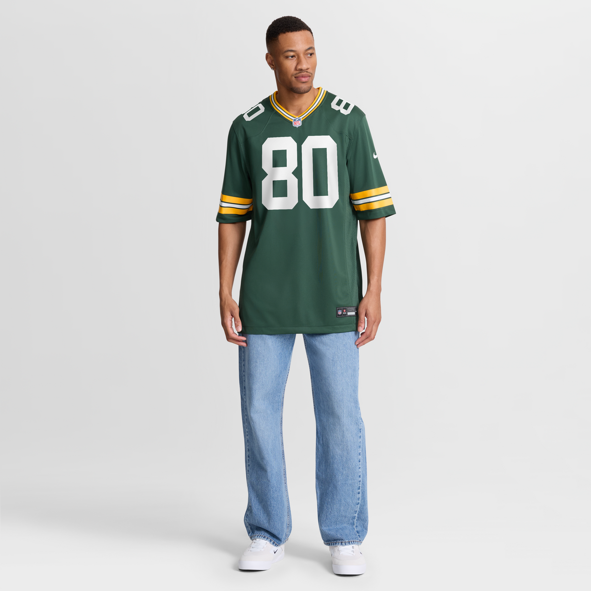 Men's Green Bay Packers Donald Driver Nike Green Game Retired Player Jersey