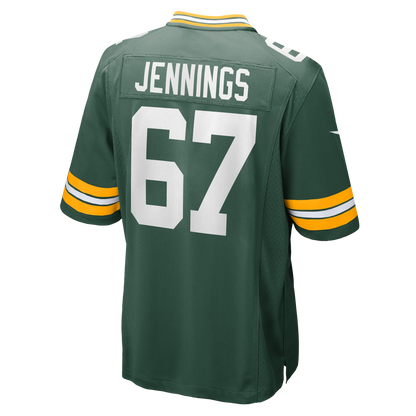 Men's Green Bay Packers Donovan Jennings Nike Green Team Game Jersey
