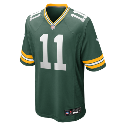 Men's Green Bay Packers Jayden Reed Nike Green Game Jersey