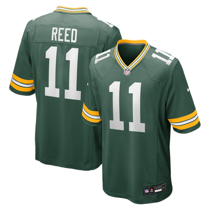 Men's Green Bay Packers Jayden Reed Nike Green Game Jersey
