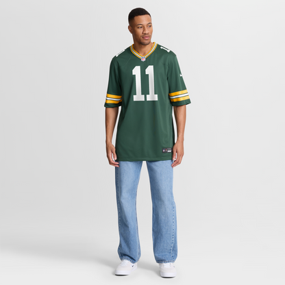 Men's Green Bay Packers Jayden Reed Nike Green Game Jersey