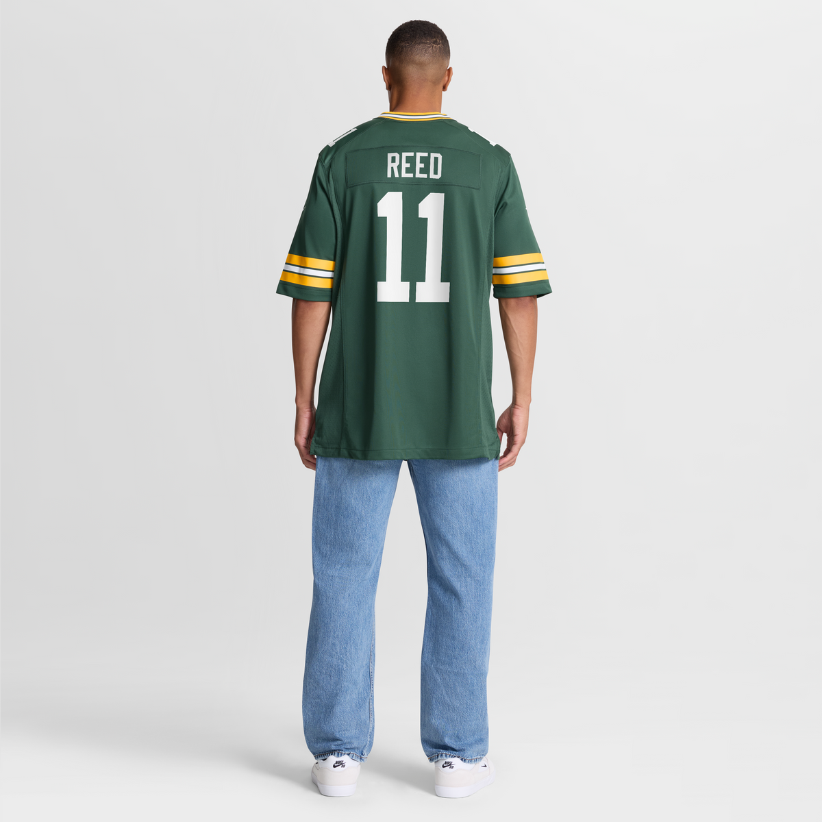 Men's Green Bay Packers Jayden Reed Nike Green Game Jersey