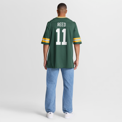 Men's Green Bay Packers Jayden Reed Nike Green Game Jersey