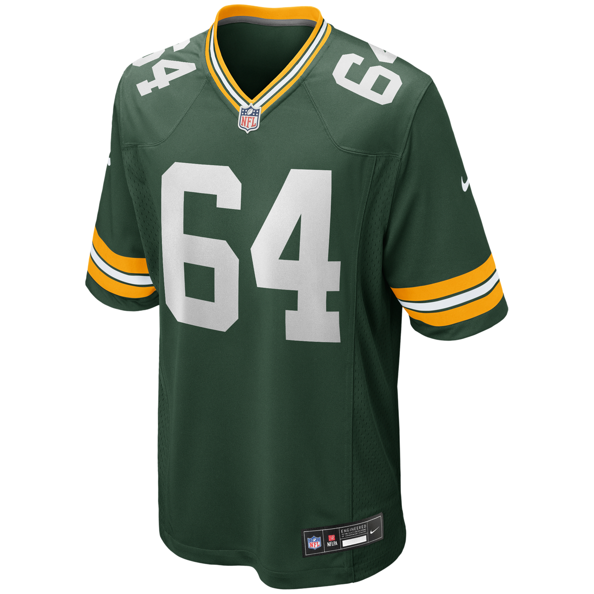 Men's Green Bay Packers Jerry Kramer Nike Green Game Retired Player Jersey