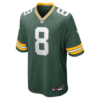 Men's Green Bay Packers Josh Jacobs Nike Green Team Game Jersey