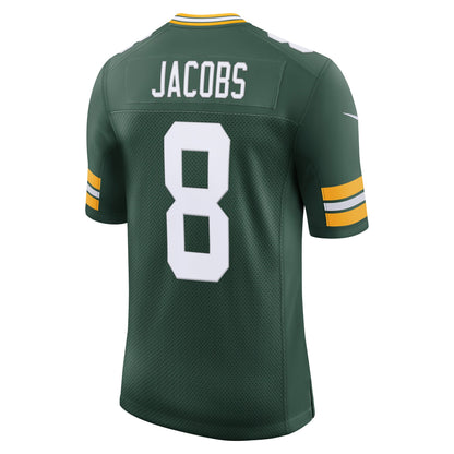 Men's Green Bay Packers Josh Jacobs Nike Green Vapor Untouchable Stitched Limited Jersey