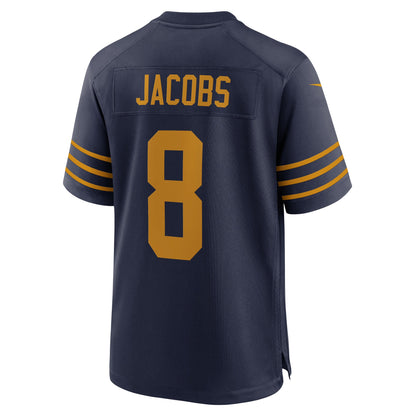 Men's Green Bay Packers Josh Jacobs Nike Navy The 1923 Classic Game Jersey