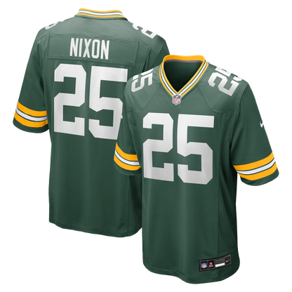 Men's Green Bay Packers Keisean Nixon Nike Green Game Player Jersey