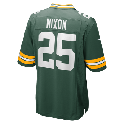 Men's Green Bay Packers Keisean Nixon Nike Green Game Player Jersey