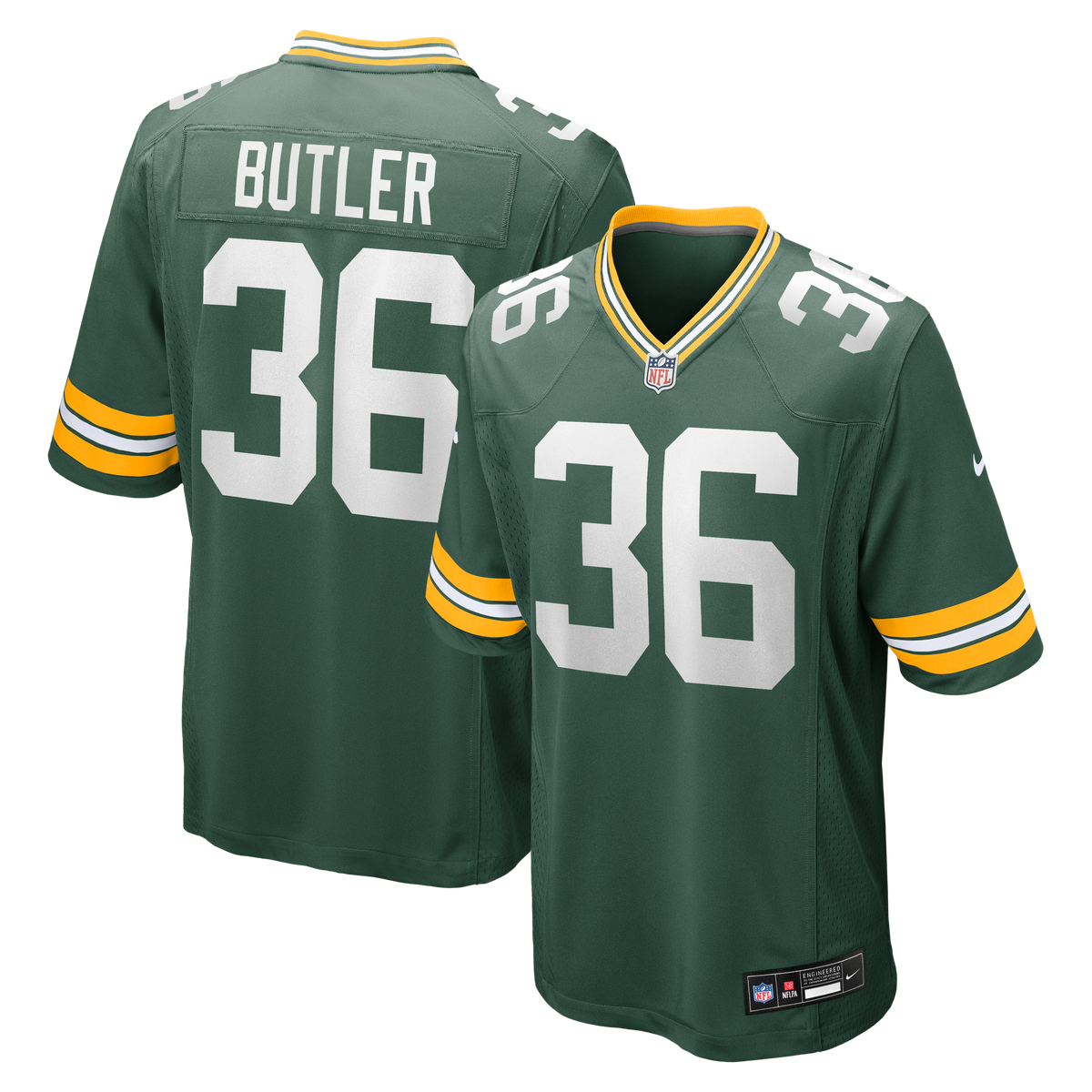 Men's Green Bay Packers LeRoy Butler Nike Green Retired Player Game Jersey