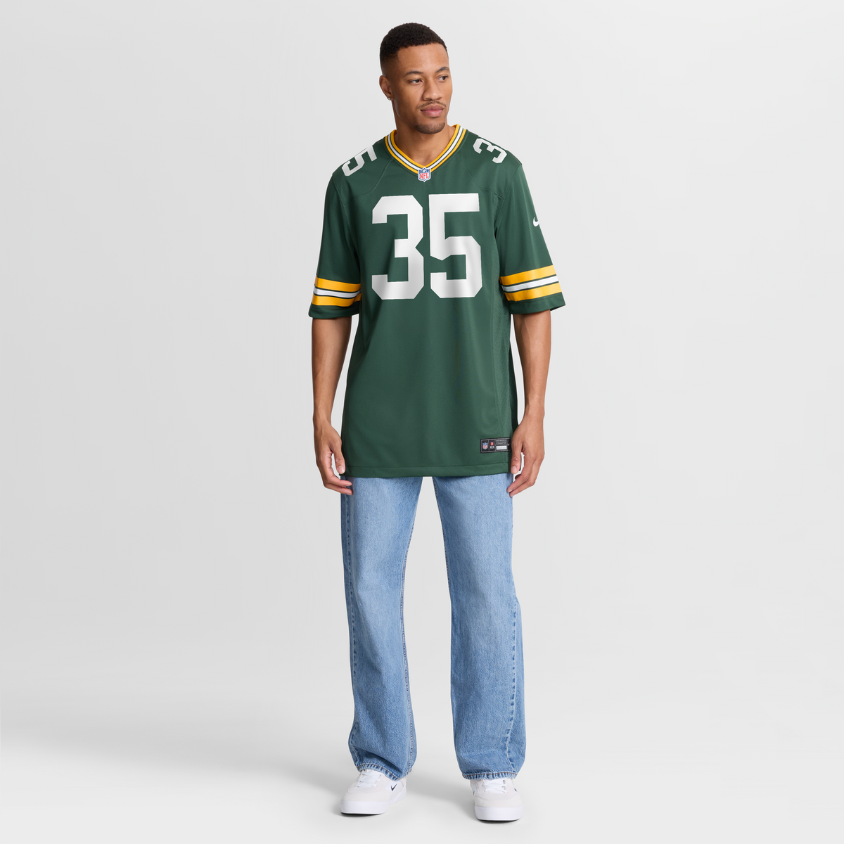 Men's Green Bay Packers Lucas Havrisik Nike Green Team Game Jersey