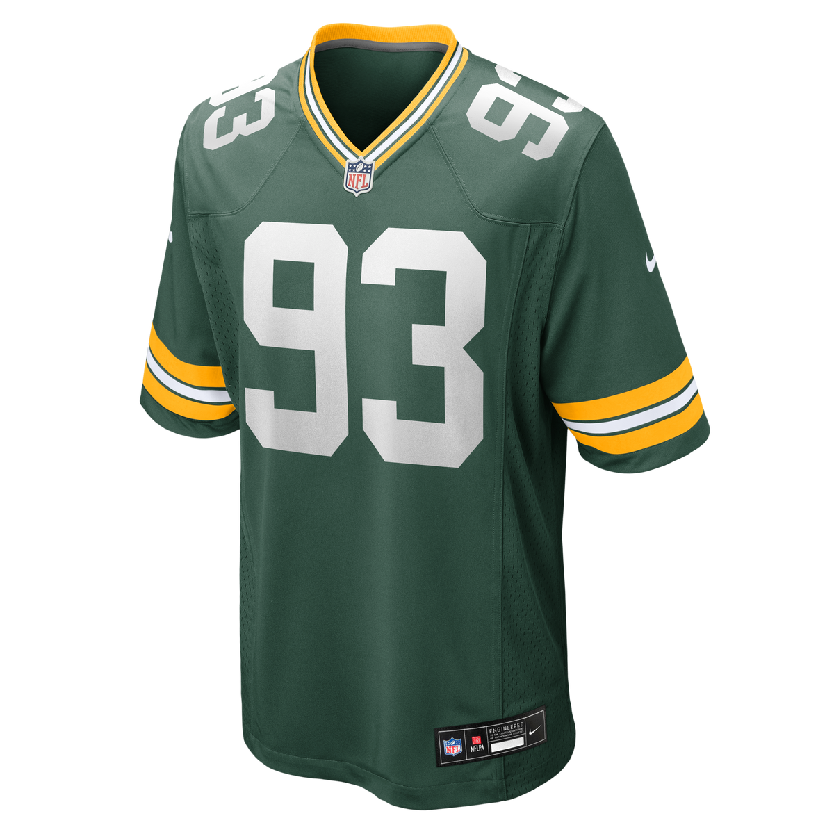 Men's Green Bay Packers Nazir Stackhouse Nike Green Team Game Jersey