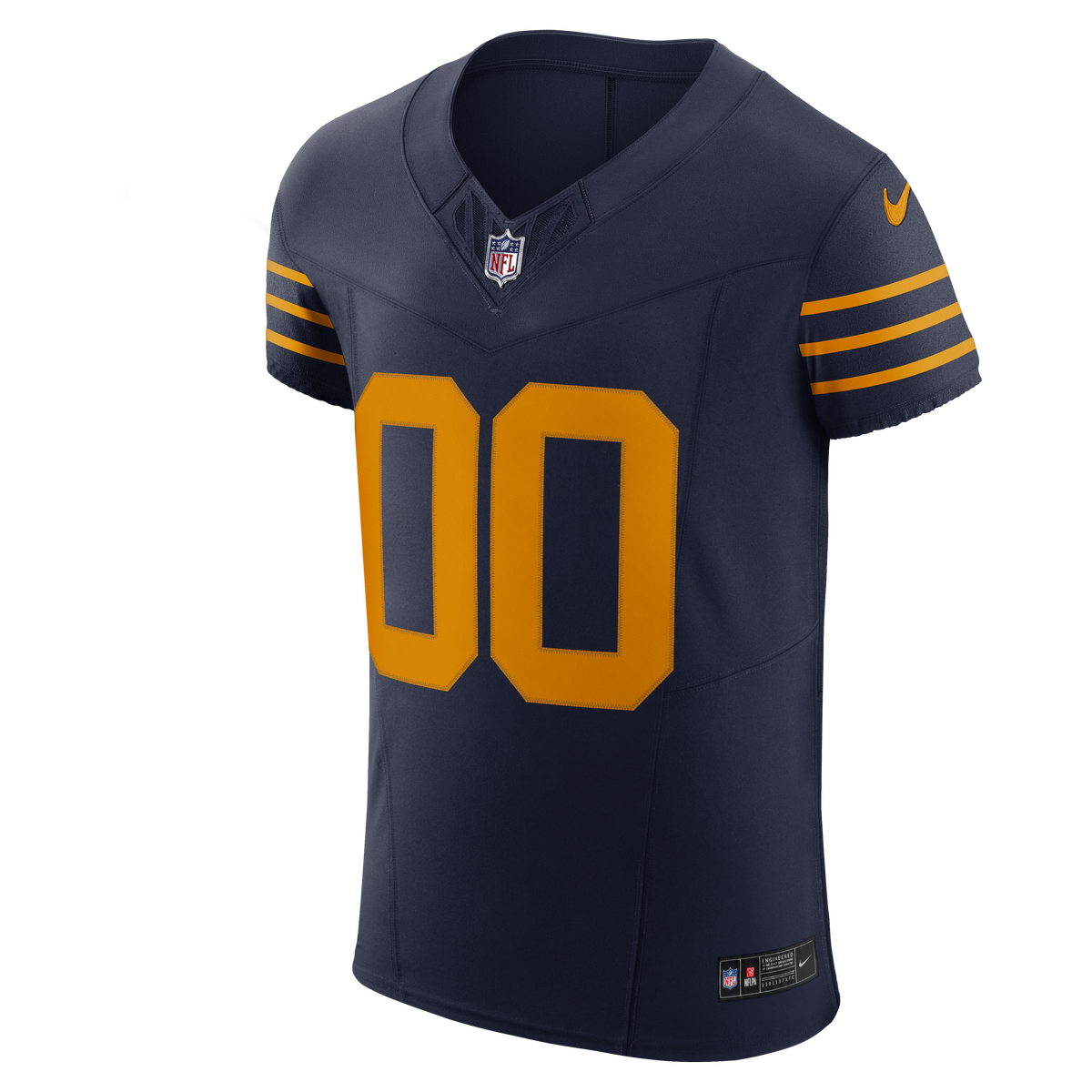 Men's Green Bay Packers Nike Navy Alternate Vapor F.U.S.E. Elite Custom Jersey