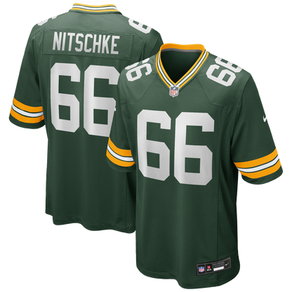 Men's Green Bay Packers Ray Nitschke Nike Green Game Retired Player Jersey