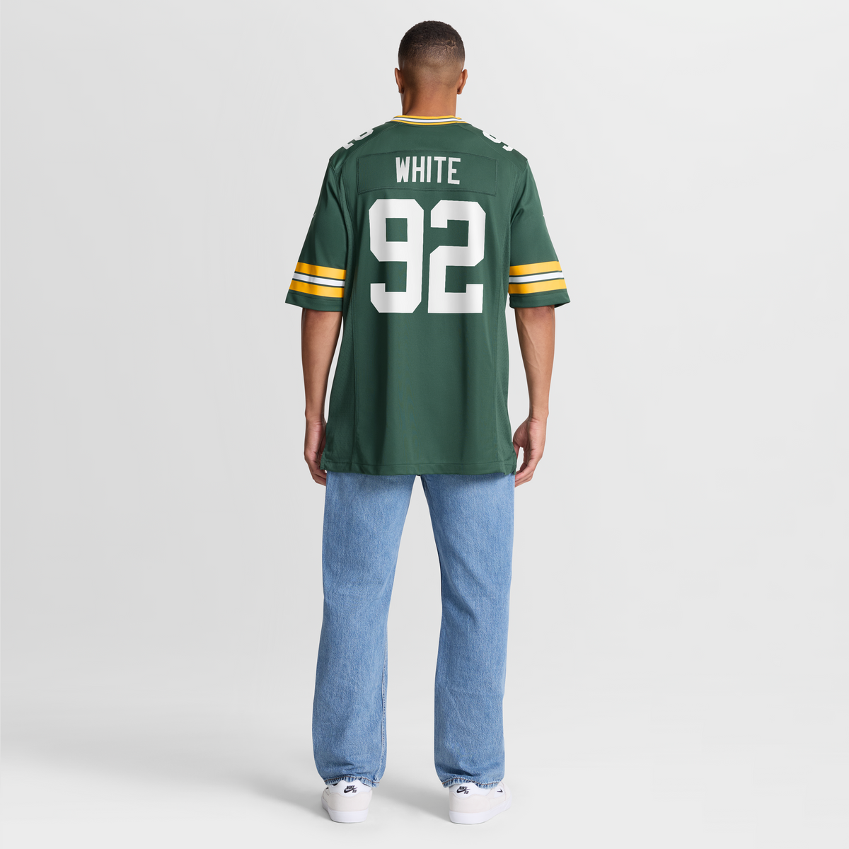 Men's Green Bay Packers Reggie White Nike Green Game Retired Player Jersey