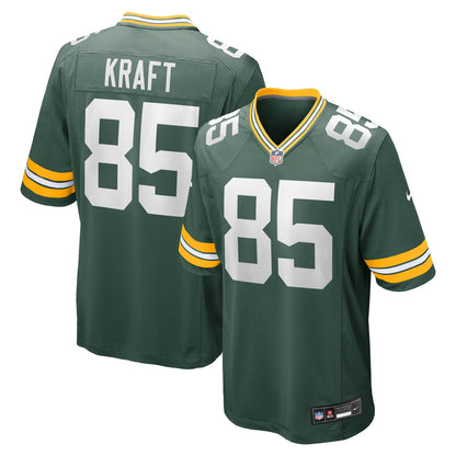 Men's Green Bay Packers Tucker Kraft Nike Green Game Jersey