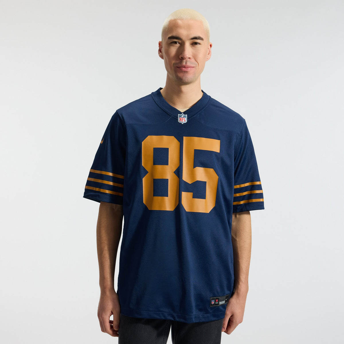 Men's Green Bay Packers Tucker Kraft Nike Navy Alternate Game Jersey