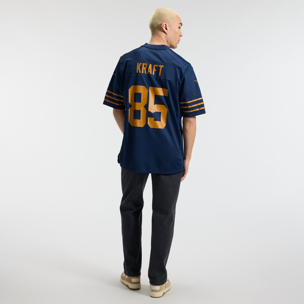 Men's Green Bay Packers Tucker Kraft Nike Navy Alternate Game Jersey