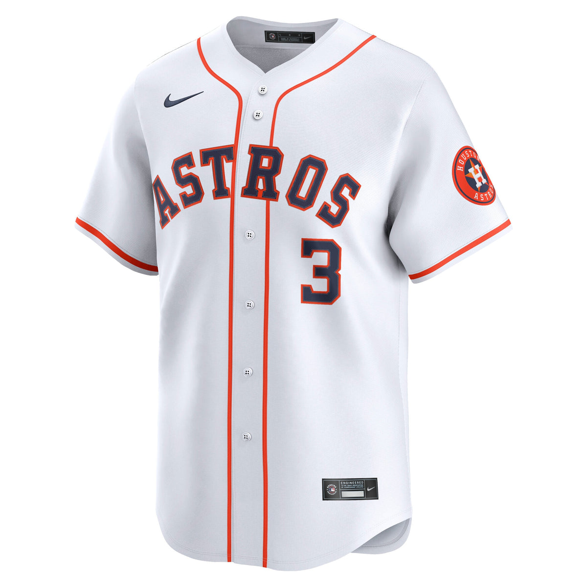 Men's Houston Astros Jeremy Peí±a Nike White Home Limited Player Jersey