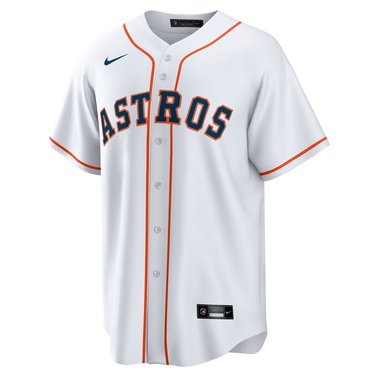 Men's Houston Astros Jeremy Peí±a Nike White Home Replica Jersey