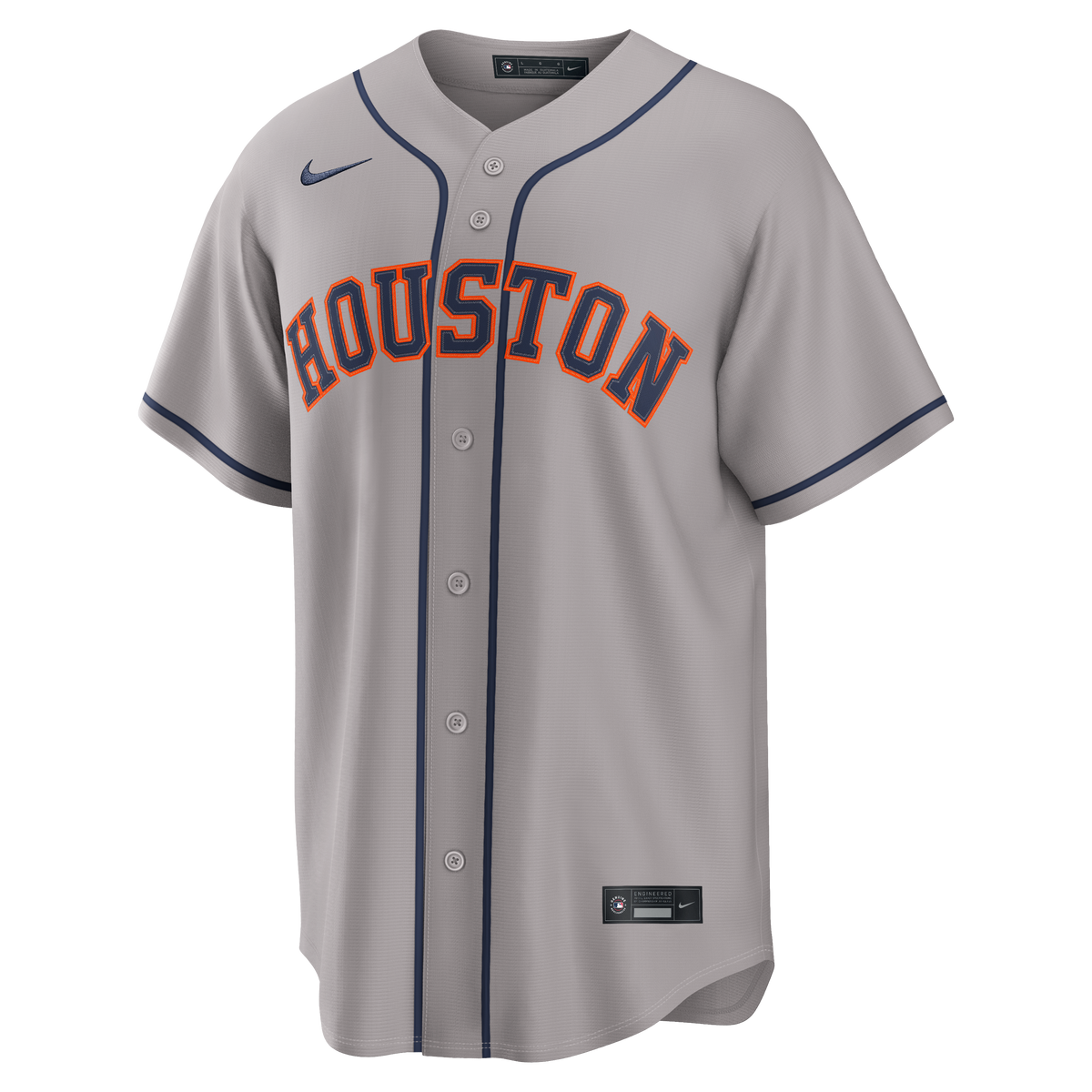 Men's Houston Astros Jose Altuve Nike Gray Road Replica Jersey