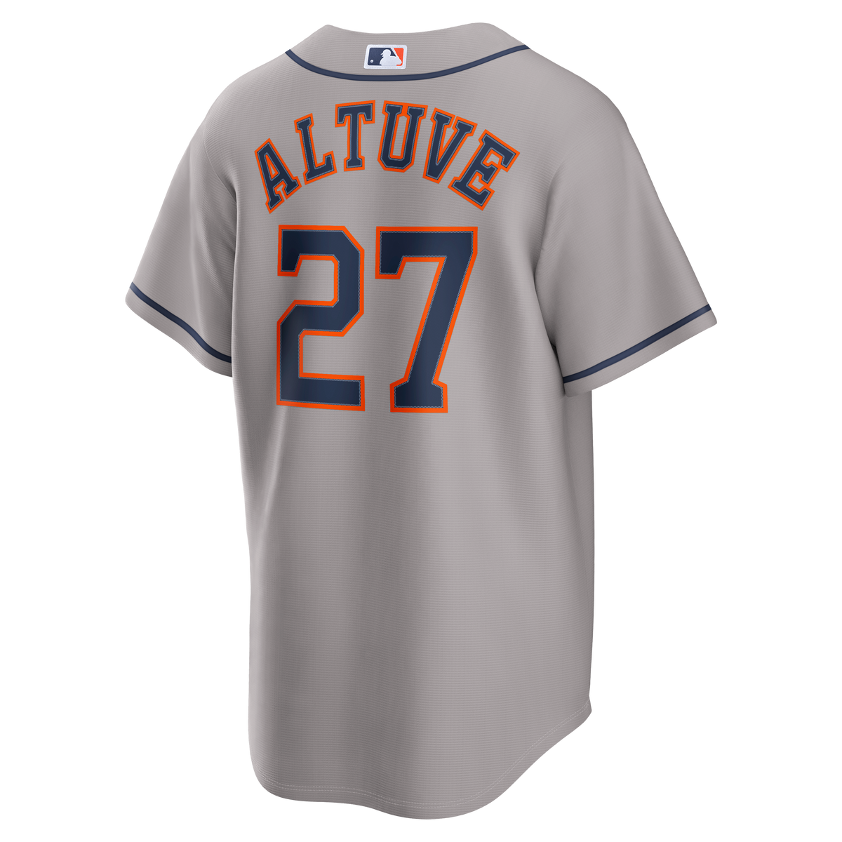 Men's Houston Astros Jose Altuve Nike Gray Road Replica Jersey