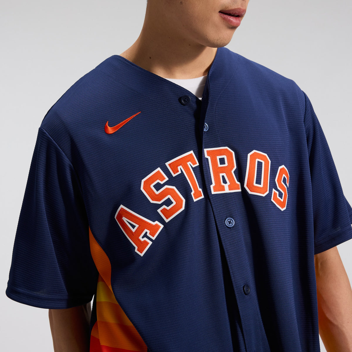 Men's Houston Astros Jose Altuve Nike Navy Alternate 2 Replica Jersey
