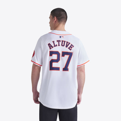 Men's Houston Astros Jose Altuve Nike White Home Limited Player Jersey