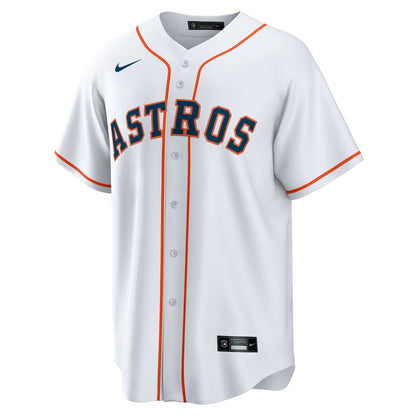 Men's Houston Astros Nike White #1 Groom Home Replica Jersey