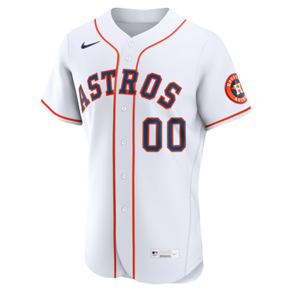 Men's Houston Astros Nike White Home Authentic Custom Jersey