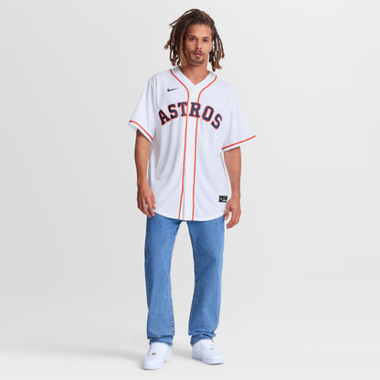 Men's Houston Astros Nike White Home Replica Jersey