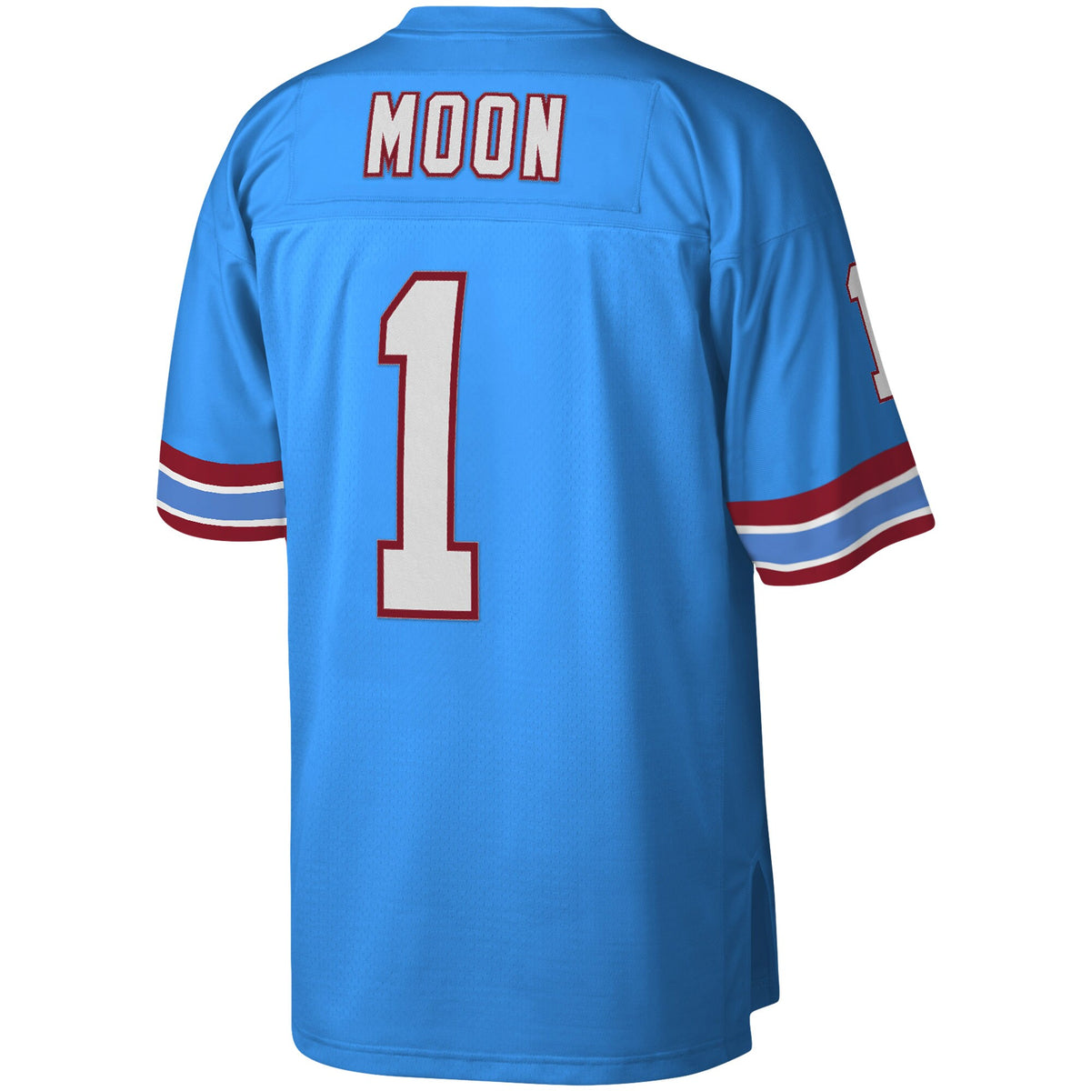 Men's Houston Oilers Warren Moon Mitchell & Ness Light Blue Legacy Replica Jersey