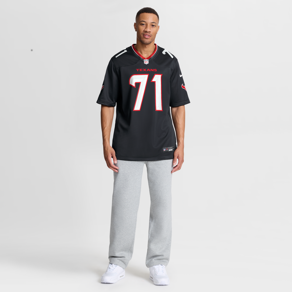 Men's Houston Texans Braden Smith Nike Navy Team Game Jersey