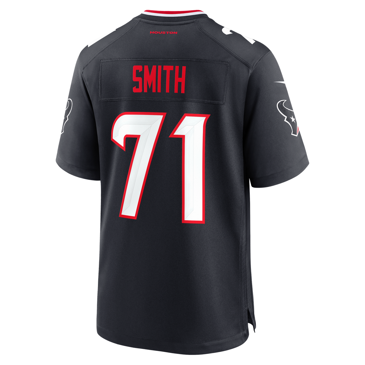 Men's Houston Texans Braden Smith Nike Navy Team Game Jersey