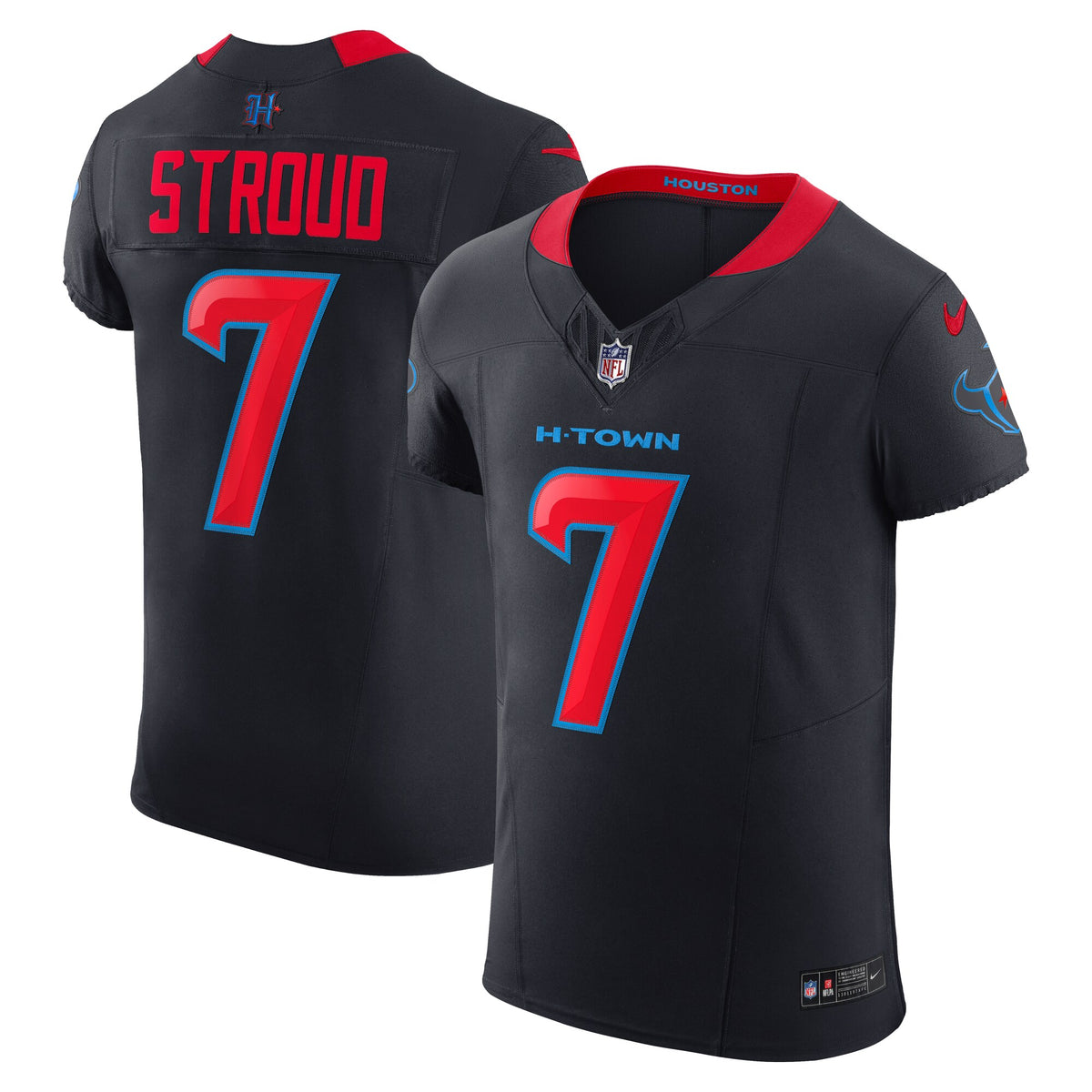 Men's Houston Texans C.J. Stroud Nike Navy Alternate 2 Vapor F.U.S.E. Elite Jersey