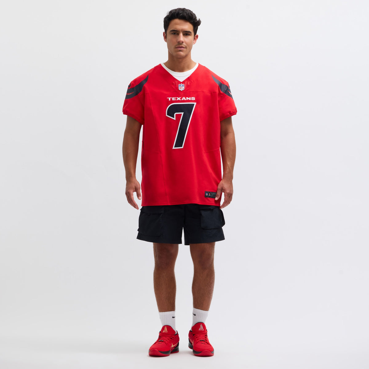 Men's Houston Texans C.J. Stroud Nike Red Alternate Vapor F.U.S.E. Elite Jersey