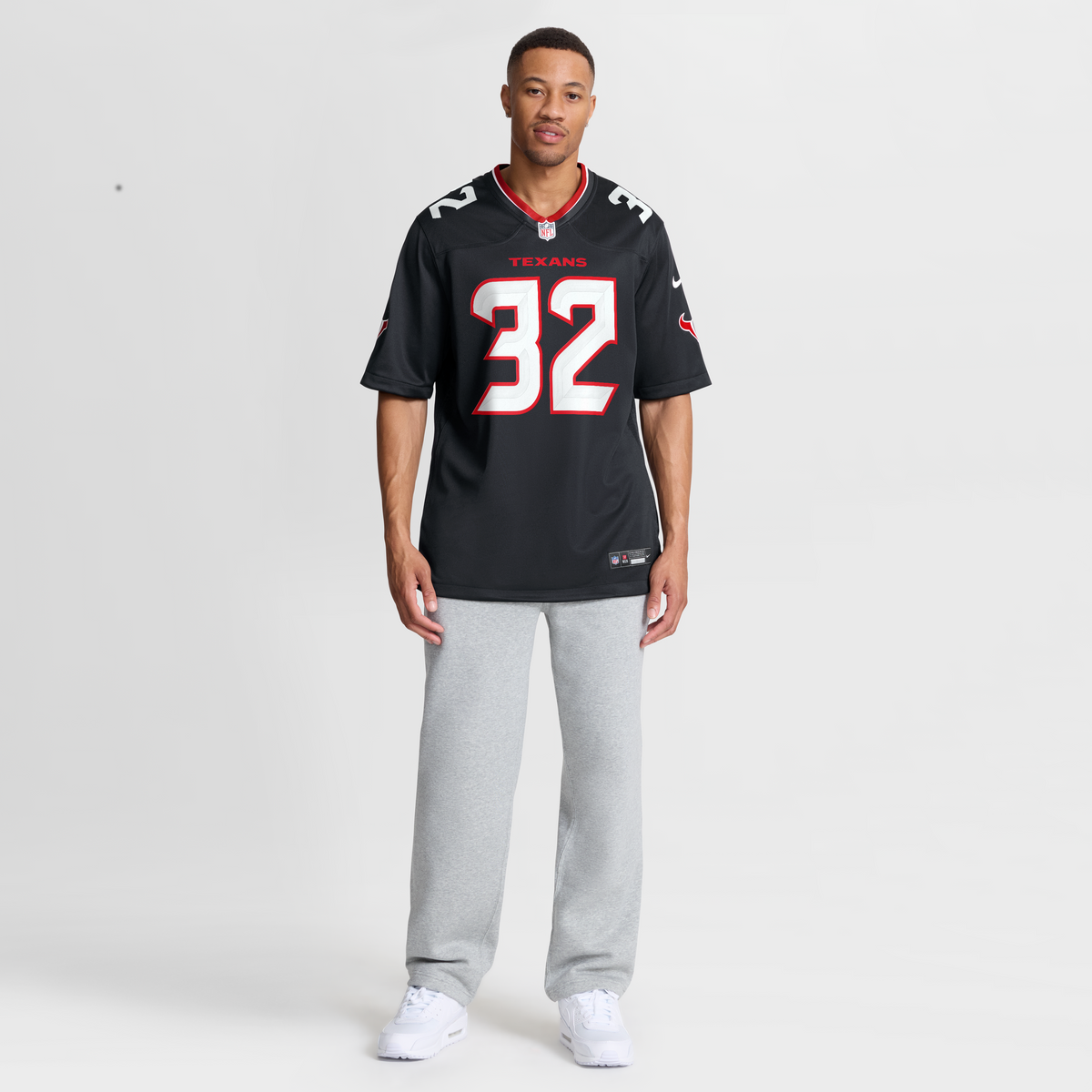 Men's Houston Texans David Montgomery Nike Navy Game Jersey