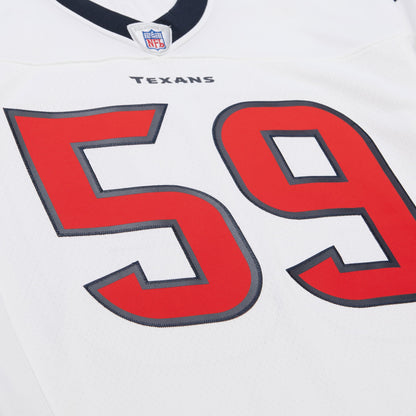 Men's Houston Texans DeMeco Ryans Mitchell & Ness White 2006 Legacy Replica Jersey