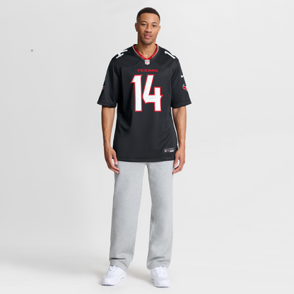 Men's Houston Texans Jaylin Noel Nike Navy Team Game Jersey