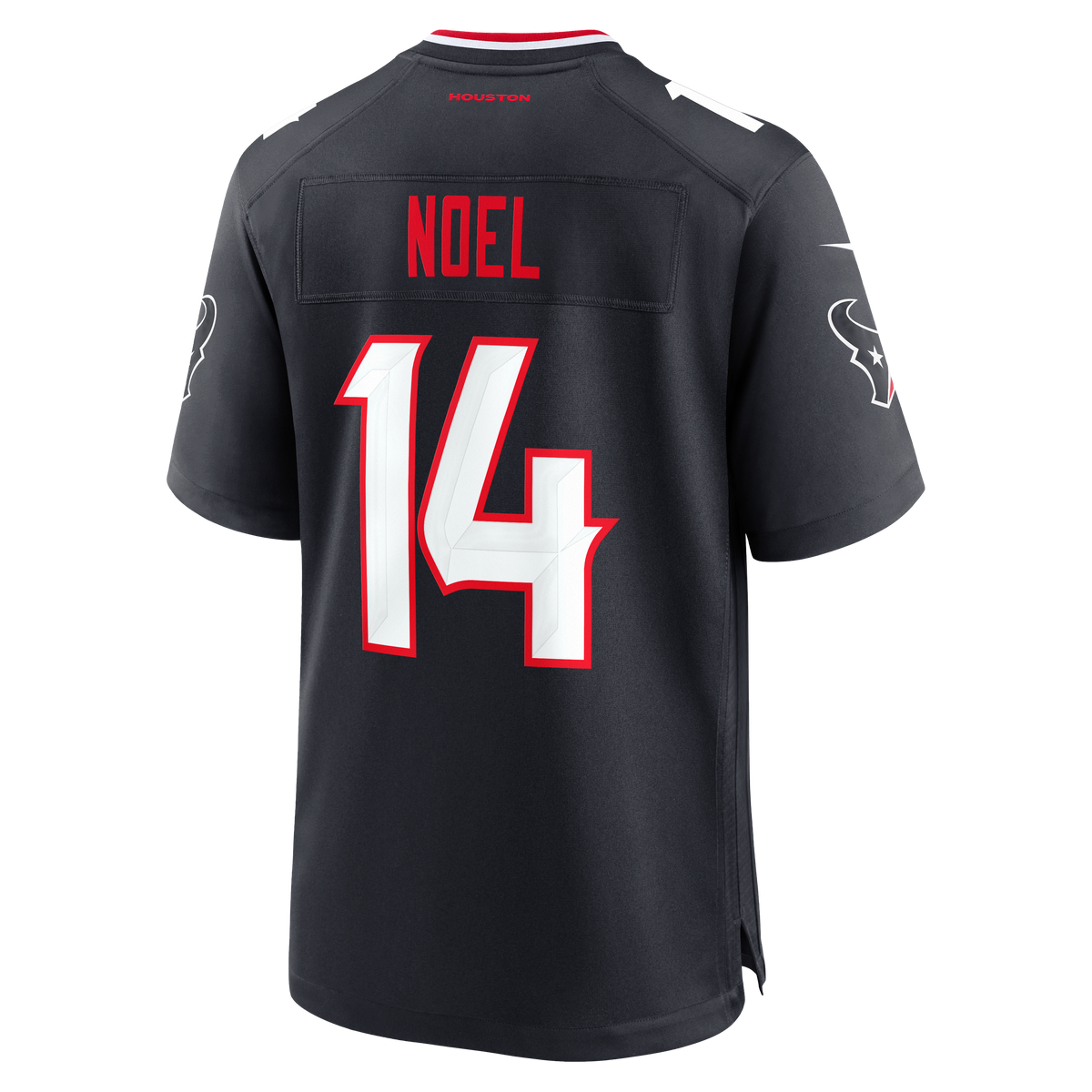 Men's Houston Texans Jaylin Noel Nike Navy Team Game Jersey