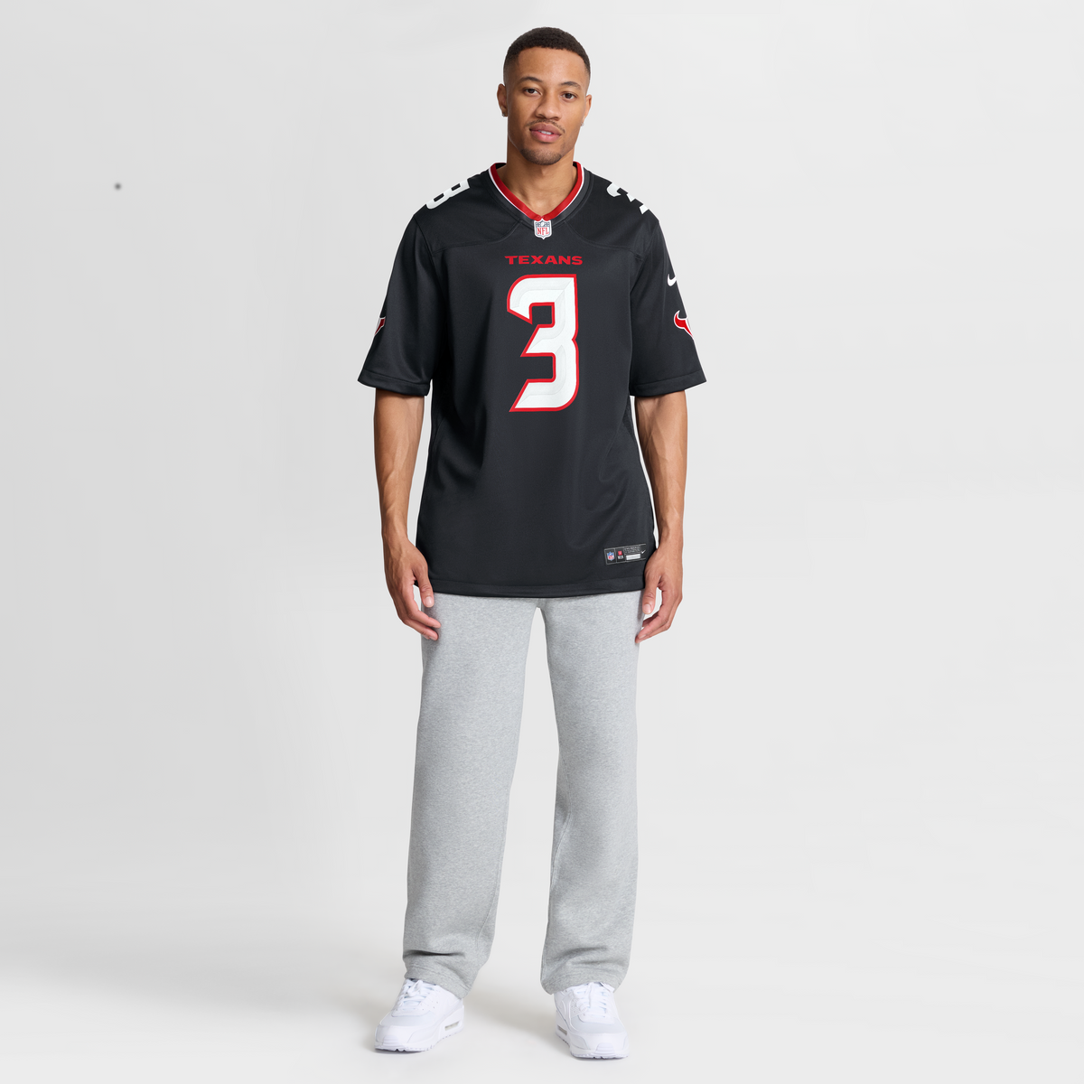 Men's Houston Texans Kamari Lassiter Nike Navy Team Game Jersey