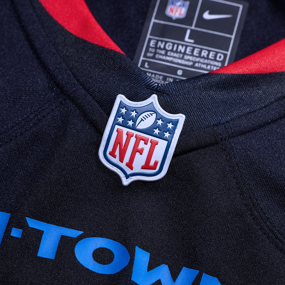 Men's Houston Texans Nico Collins Nike Navy 2nd Alternate Game Jersey