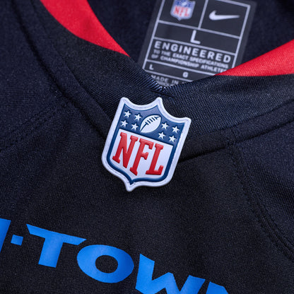 Men's Houston Texans Nico Collins Nike Navy 2nd Alternate Game Jersey